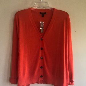 J Crew cotton cardigan NWT